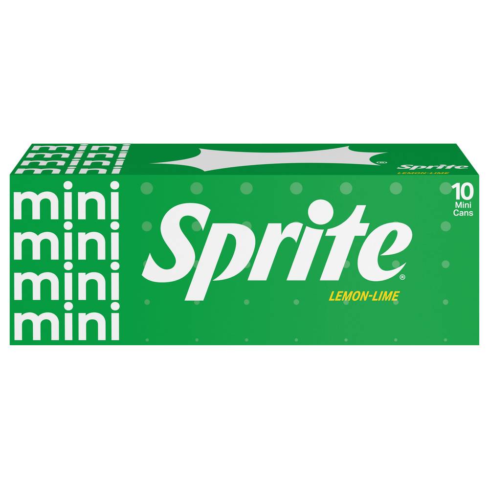 Sprite Mini Lemon Lime Soda (10 x 7.5 fl oz)