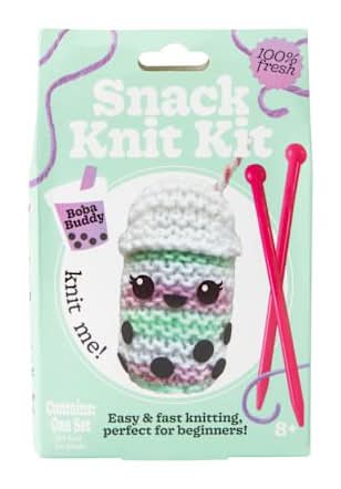 Snack Knit Kit Set Boba Buddy