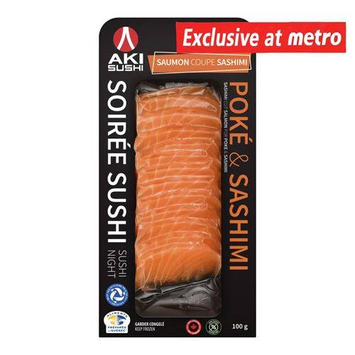 Aki sushi poké et sashimi sans gluten (100g) - poké and sashimi gluten free (100 g)