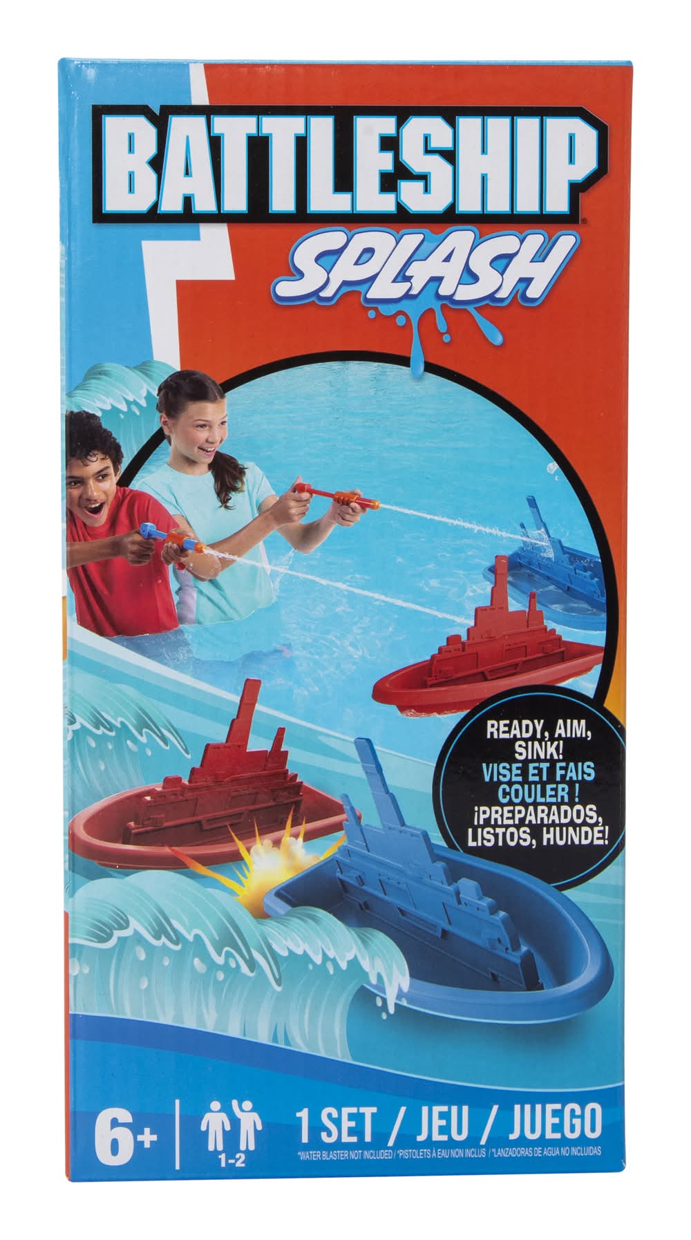 Hasbro Battleship Splash Game by WowWee, Includes 2 Battleships, Five Below Exclusive