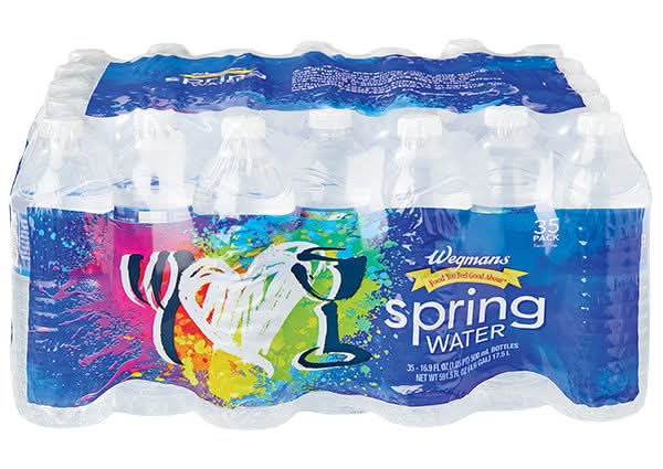 Wegmans Spring Water, 35 Pack FAMILY PACK