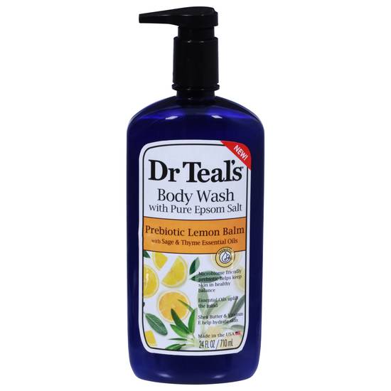 Dr Teal's Prebiotic Lemon Balm Body Wash With Pure Epsom Salt