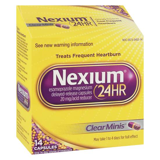 Nexium Clear Minis 20 mg Delayed Release Acid Reducer Capsules (14 ct)