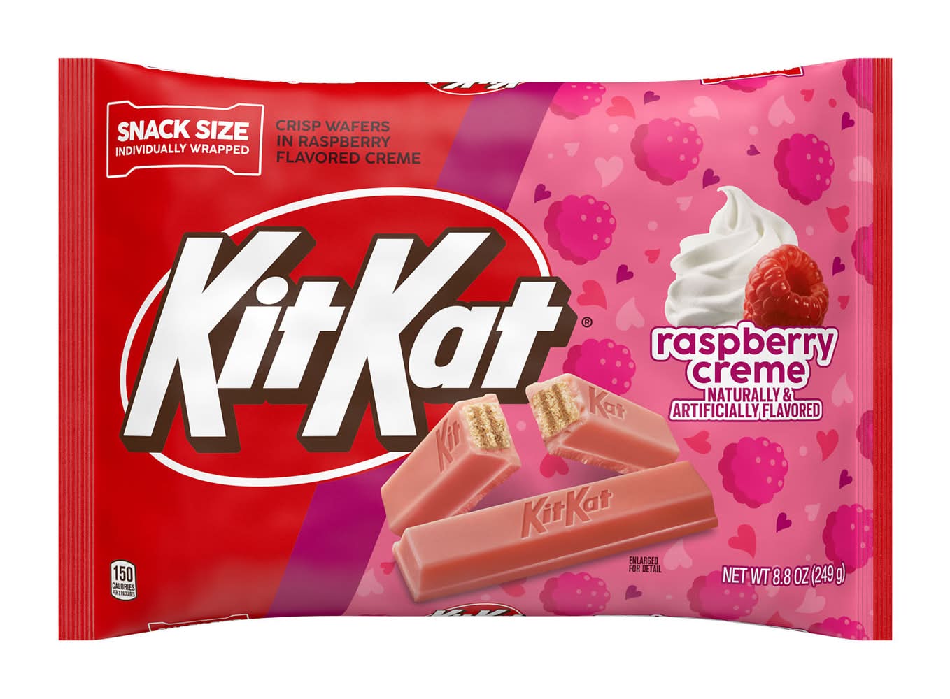 KitKat Wafer Snack Size Valentine's Candy, Raspberry Creme (8.8 oz)