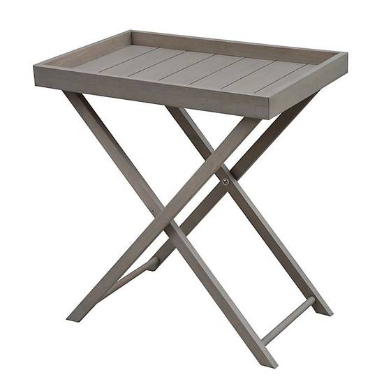 Bee & Willow™ Wood Tray Table in Light Natural