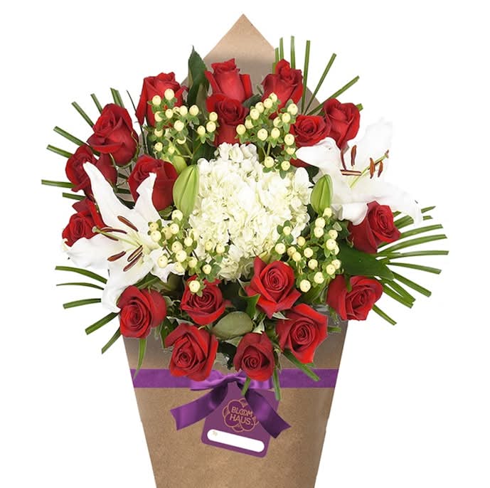 Bloom Haus Red Rose Bouquet