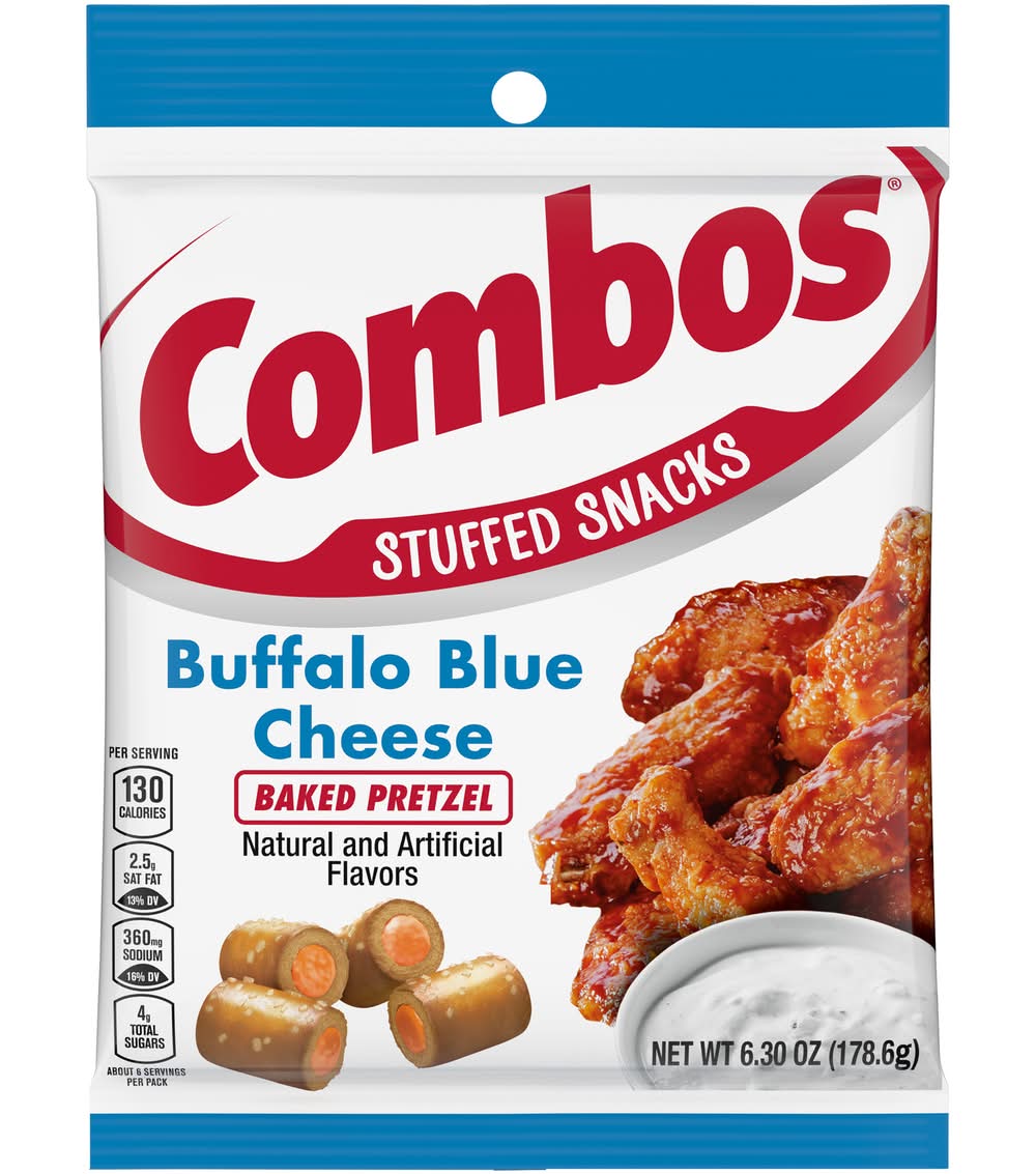 Combos Stuffed Snacks Buffalo Blue Cheese Baked Pretzel (6.3 oz)