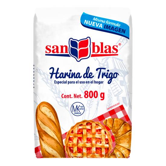 San blas harina de trigo (bolsa 800 g)