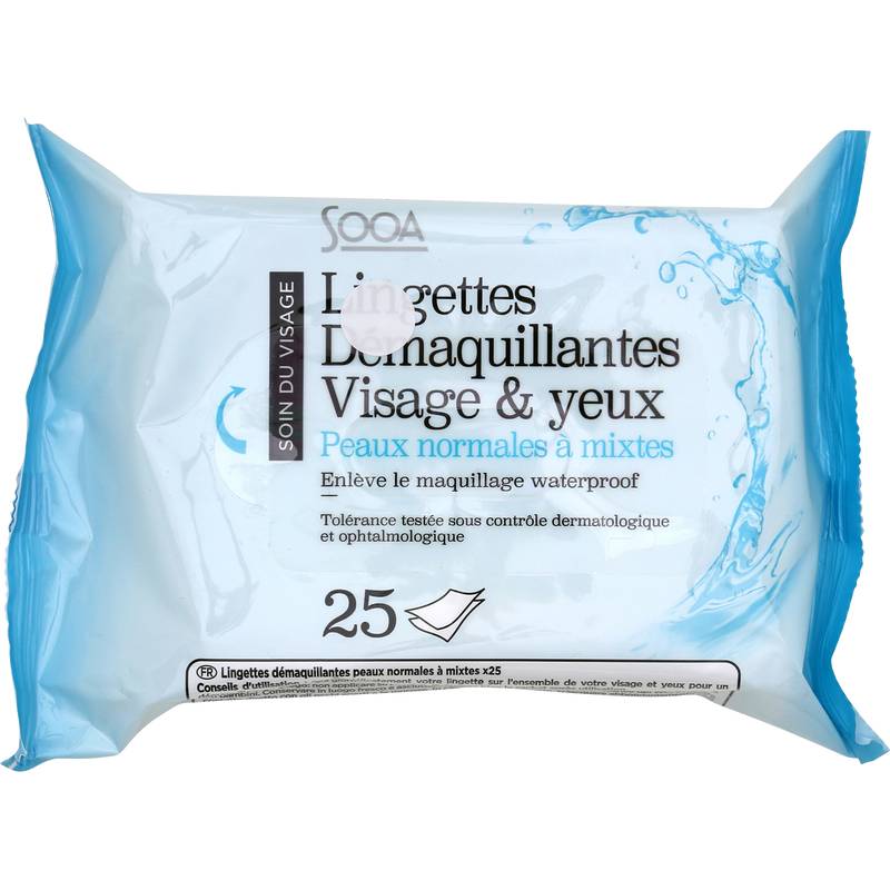 SOOA - Lingettes démaquillantes visage et yeux (25)