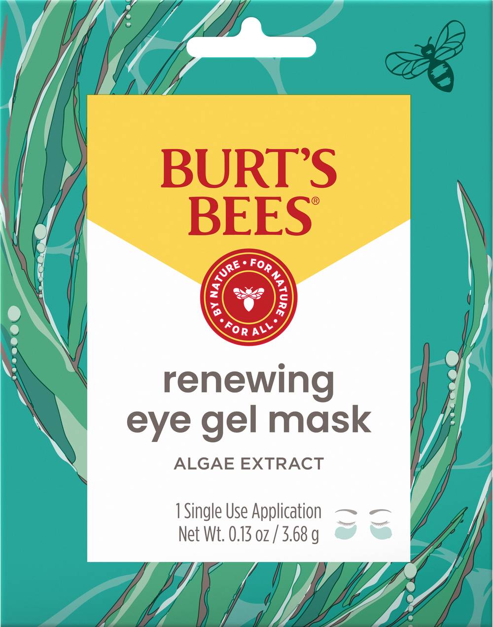 Burt's Bees Renewing Natural Hydrogel Eye Mask