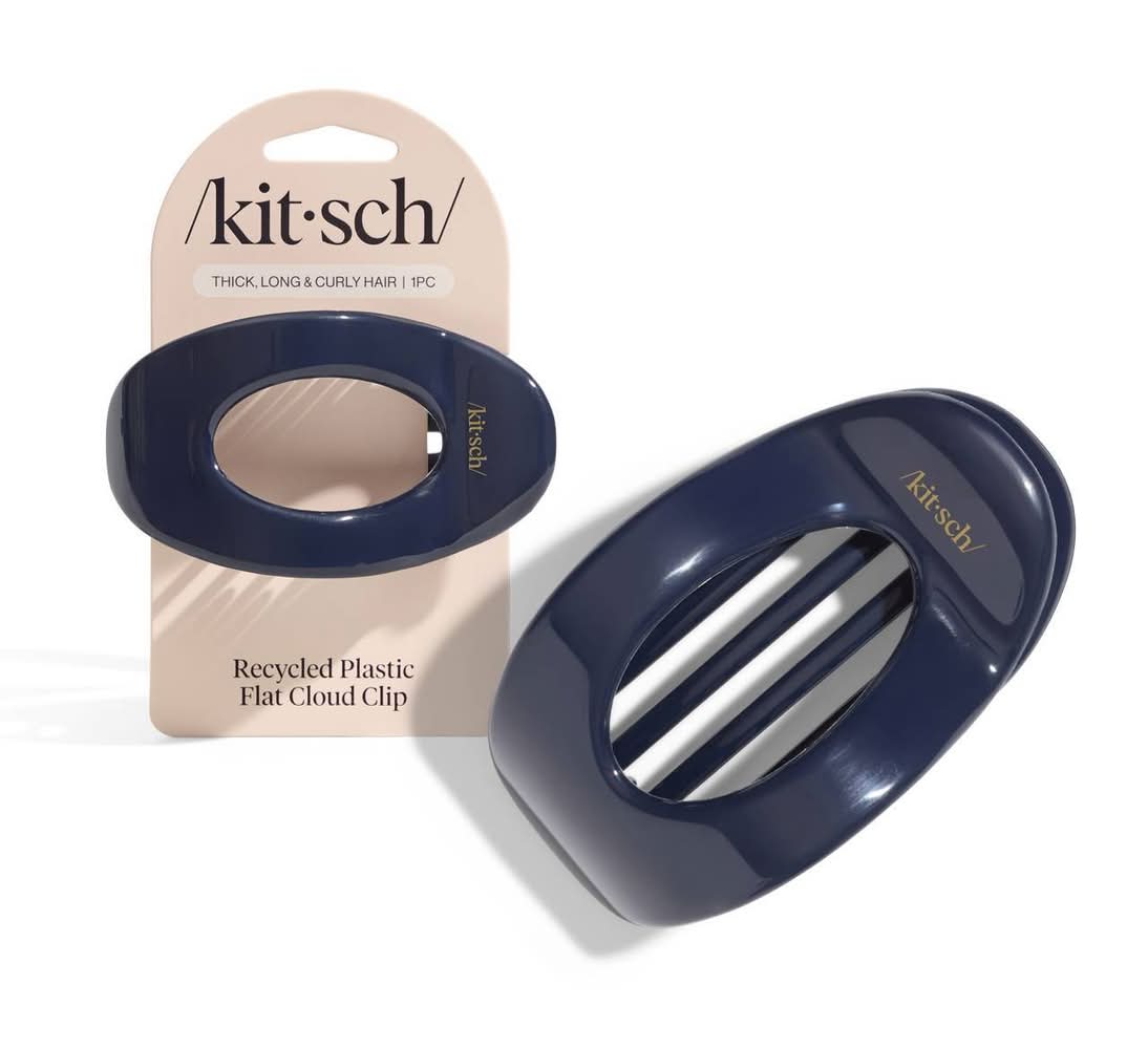 Kitsch Flat Cloud Hair Claw Clip, L, Blue Orchid