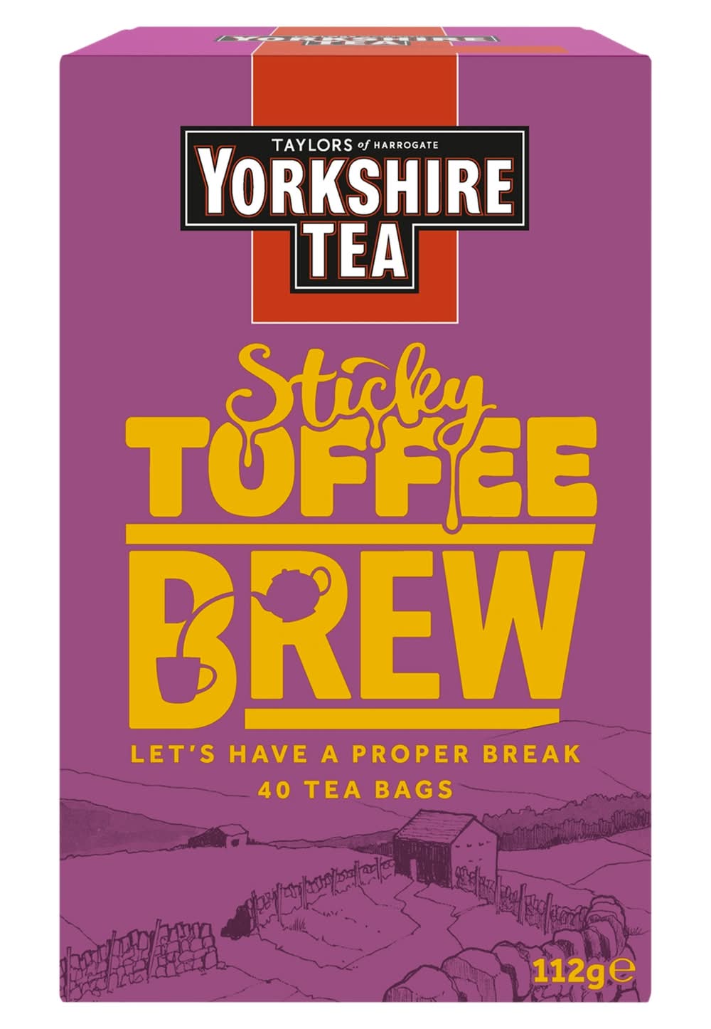 Yorkshire Tea Sticky Toffee Brew 40s 112g
