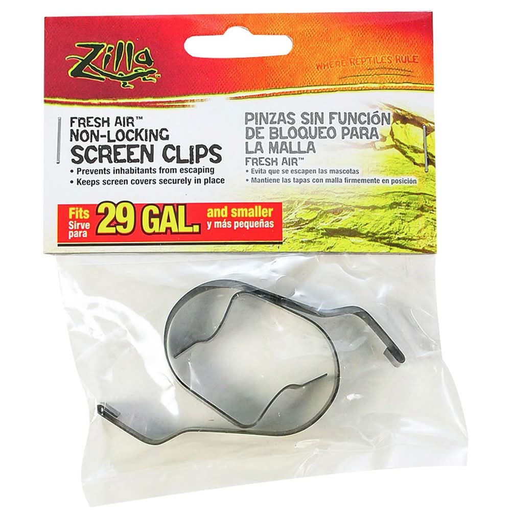 Zilla Non-Locking Screen Clips - Small, Small