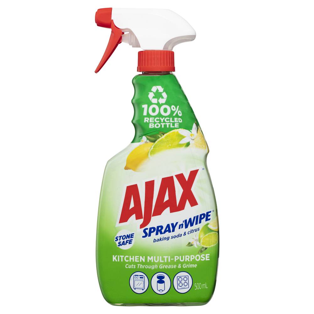 Ajax Spray N Wipe Kitchen Stone Safe Cleaner Trigger pack 500ml