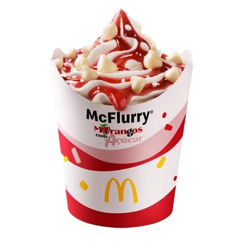 McFlurry Morangos com Açúcar