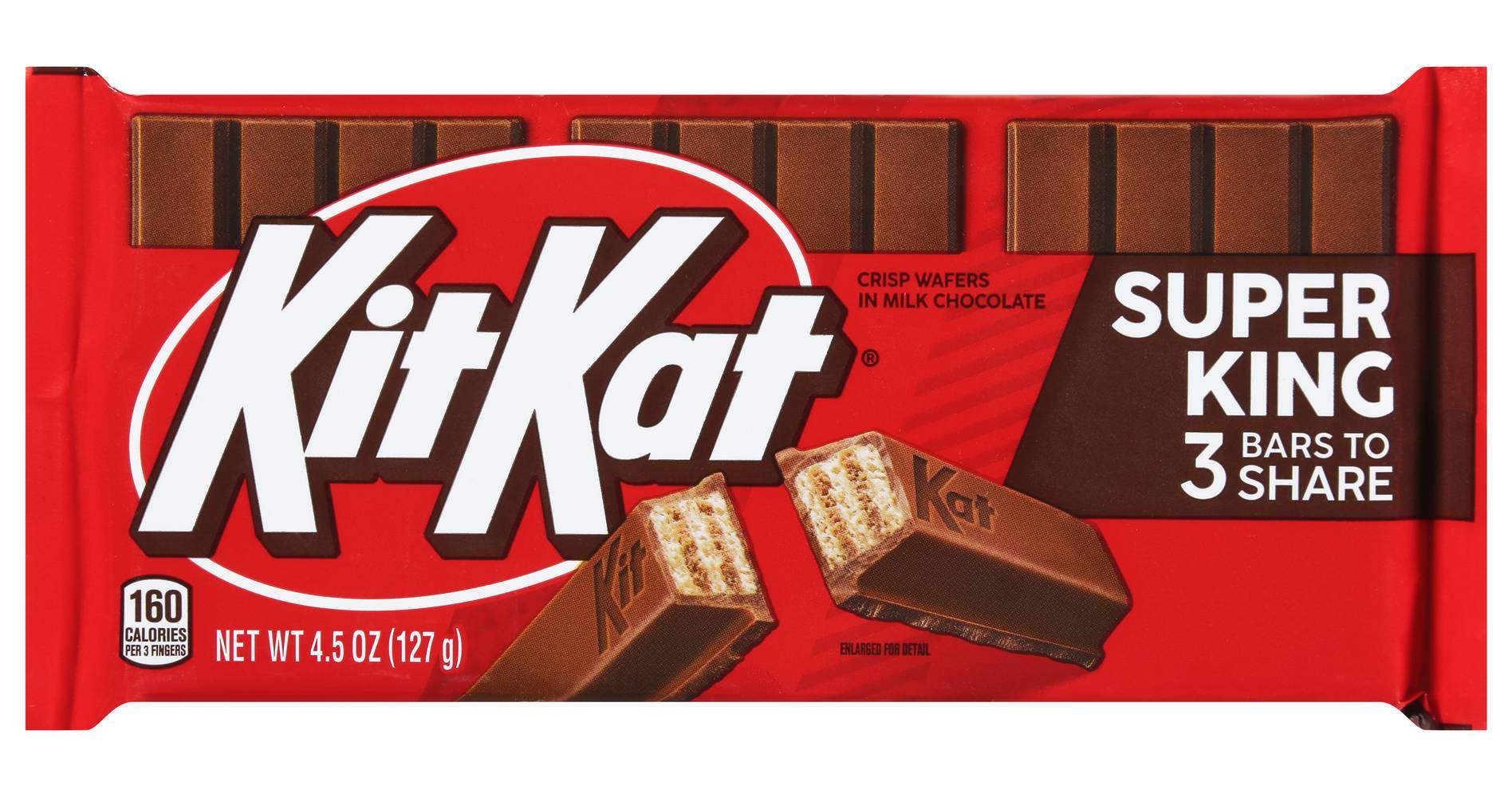 KitKat Super King Candy Bar (4.5 oz, 3 ct)