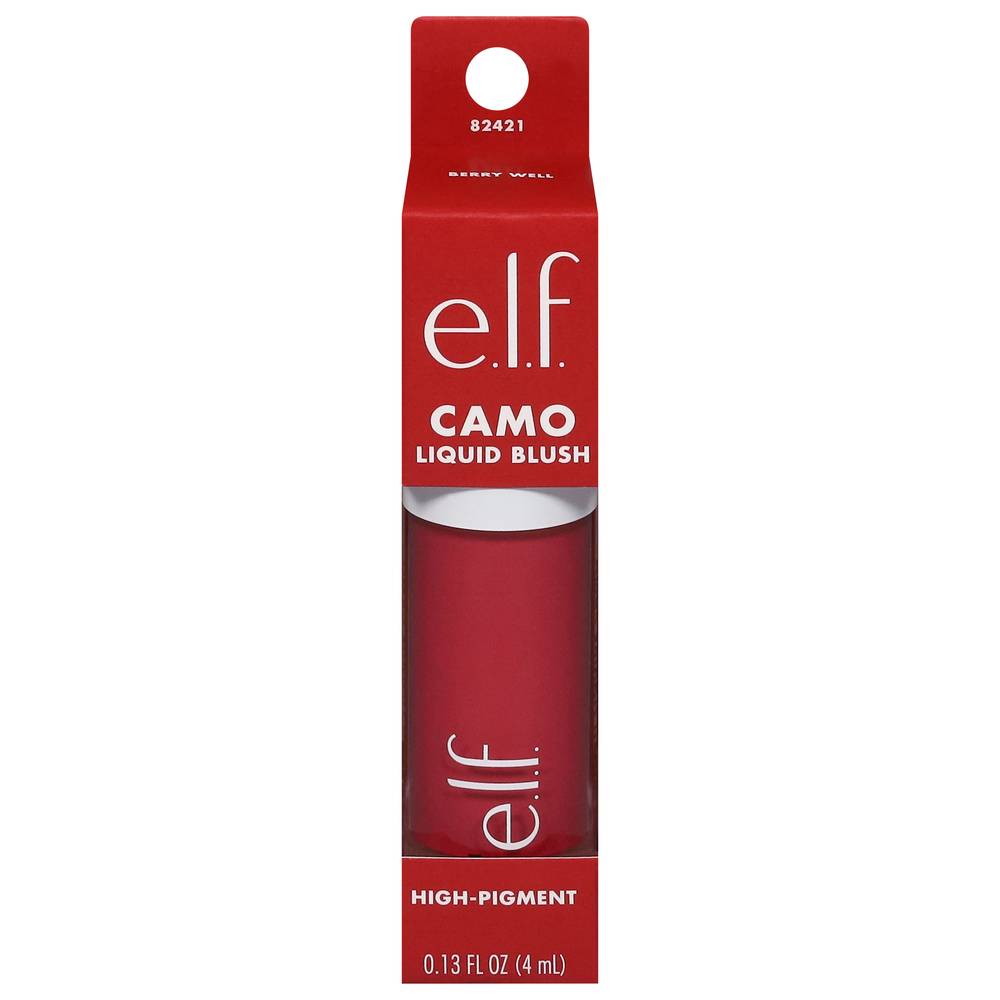 e.l.f. Camo Liquid Blush High Pigment, Berry Well (0.13 fl oz)