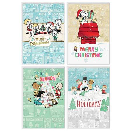 Hallmark Peanuts Assorted Boxed Christmas Cards (16 ct)