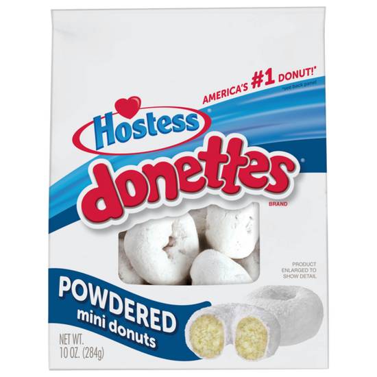 Hostess Powdered Sugar Mini Donuts 10.5oz