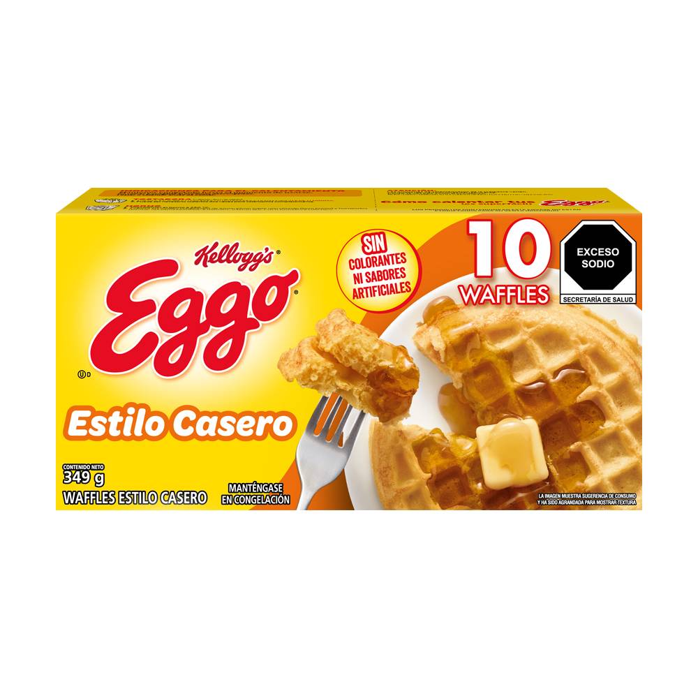 Eggo waffles estilo casero (10 un)