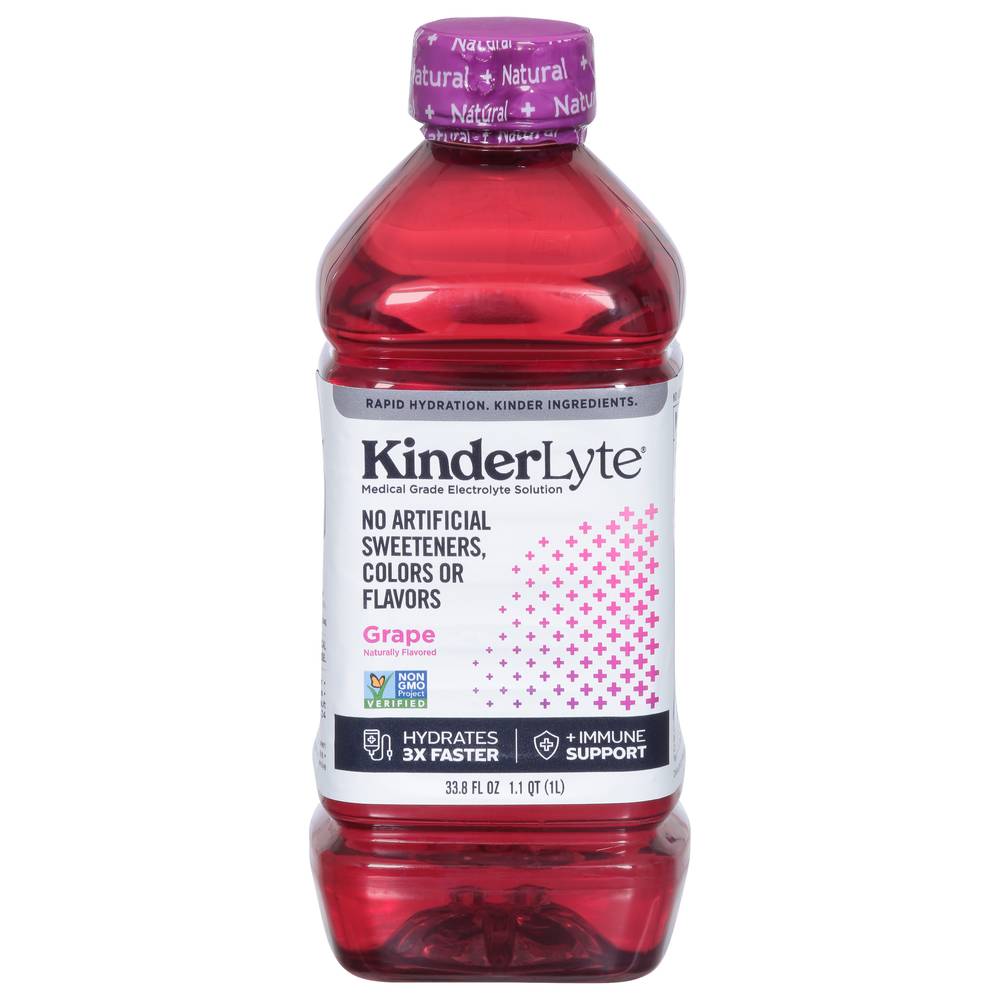 KinderLyte Grape Electrolyte Solution (33.8 fl oz)