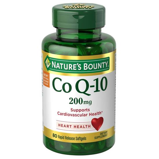 Nature's Bounty Co Q-10 Heart Health 200mg Softgels, 80 CT