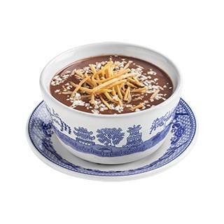 De frijol negro con epazote y chipotle