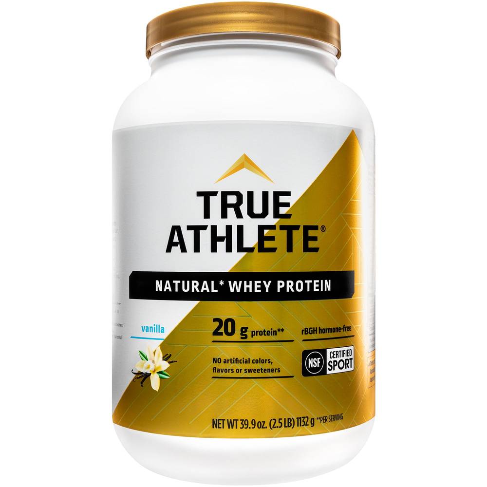 Natural Whey Protein - Nsf Certified - Vanilla (2.5 Lbs./40 Servings)