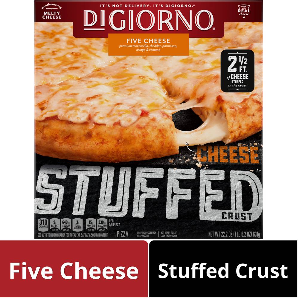 DiGiorno Cheese Stuffed Crust Five Cheese Pizza (1.39 lbs)