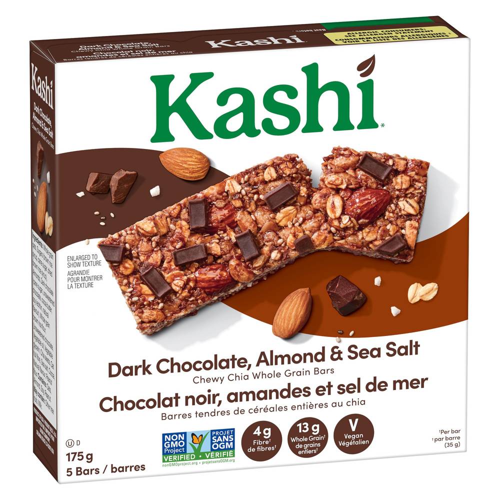 Kashi Dark Chocolate Almond Sea Salt Granola Bars (5 units)