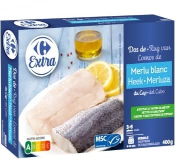 Lomos de merluza Carrefour Extra 400 g