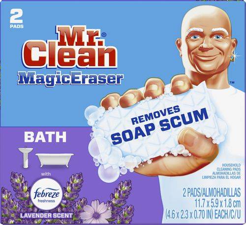 Mr. clean effaceur magique de bain parfum lavande (2unités) - lavender scent bath magic marker (2 units)
