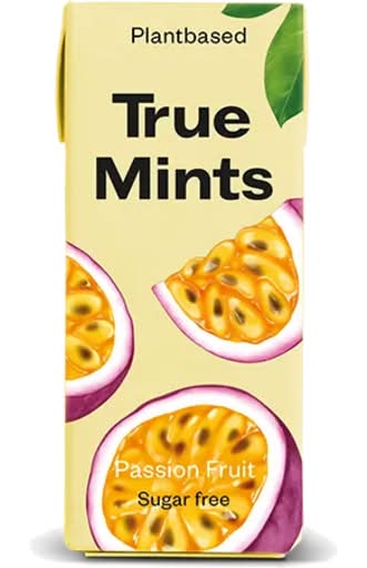 True Mints Sugar Free Passion Fruit 13g