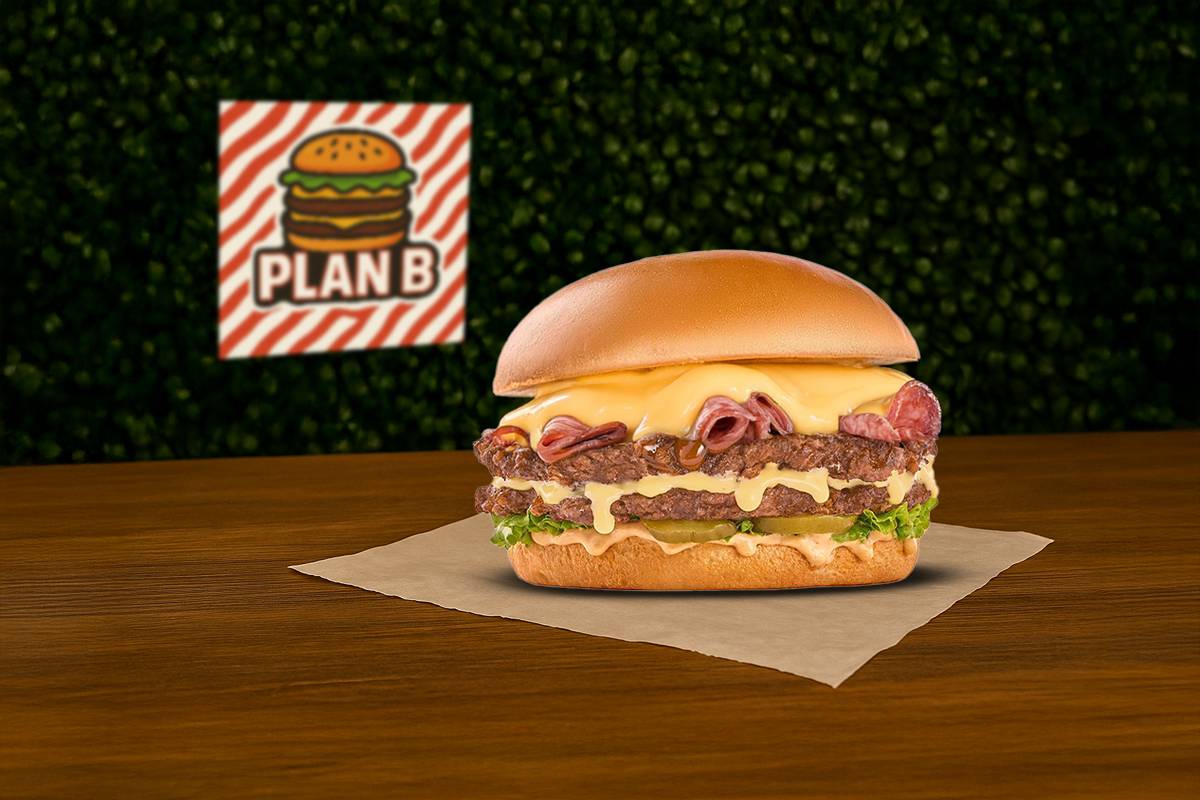 🥓 DOUBLE CHEESEBURGER PANZETTA GRILLÉE – LE PLUS CORSE DE TOUS