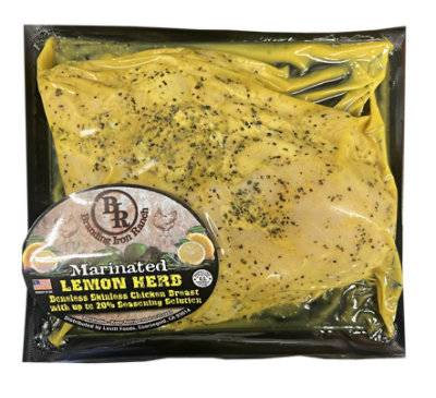 Branding Iron Ranch Chicken Breast Lemon Herb Case Ready - 1 Lb
