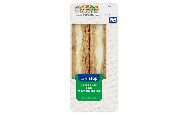One Stop Egg Mayonnaise Sandwich (394403)