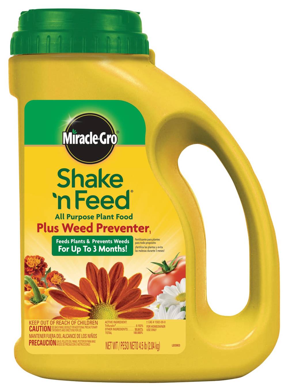 Miracle-Gro Shake 'N Feed All Purpose Plant Food Plus Weed Preventer