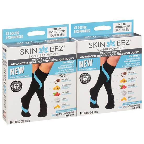 Skineez Skin-Reparative Compression Socks S/M (1 pair)