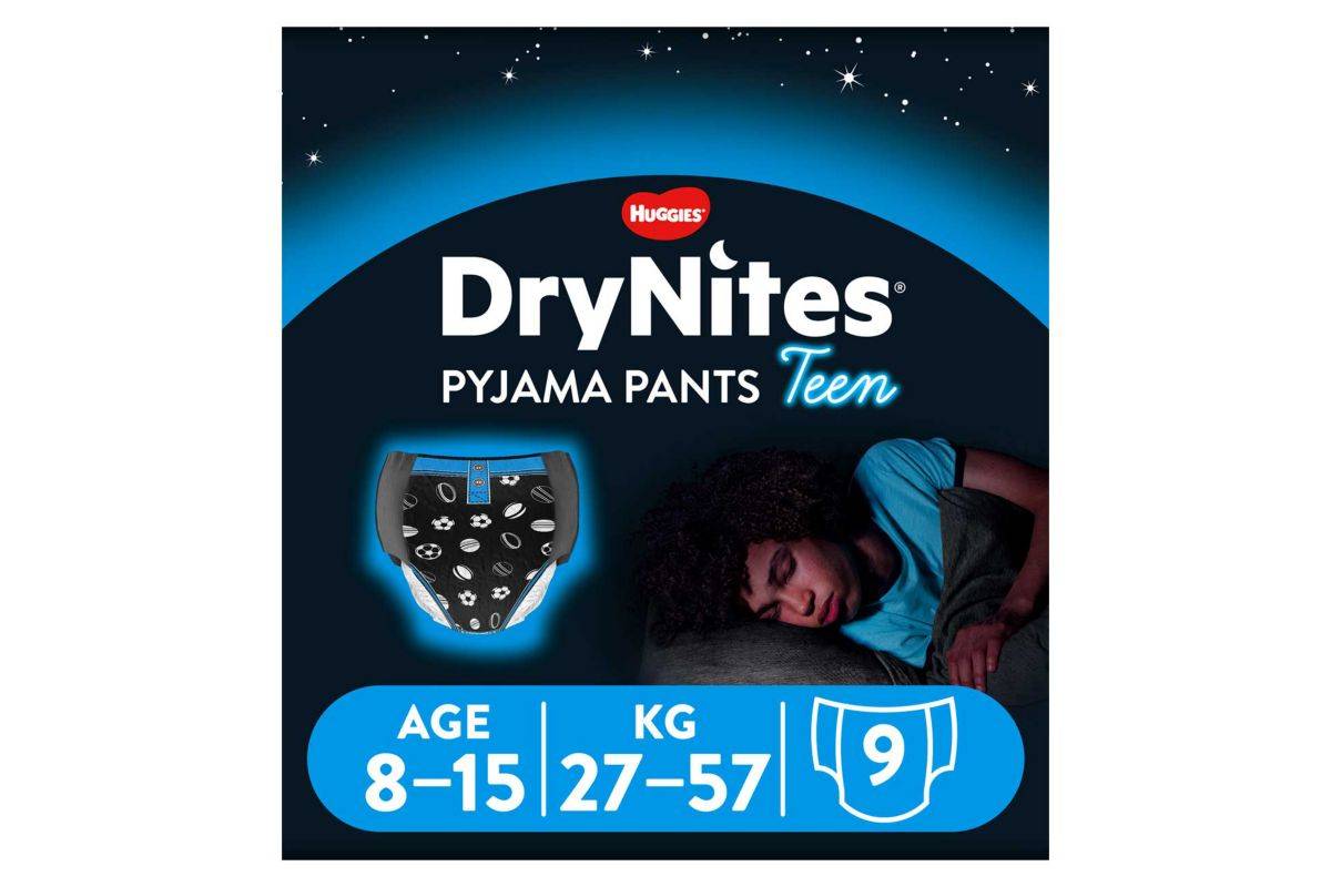 Huggies DryNites� Pyjama Bed Wetting Pants Boys, 9 Pants, 8-15 Years