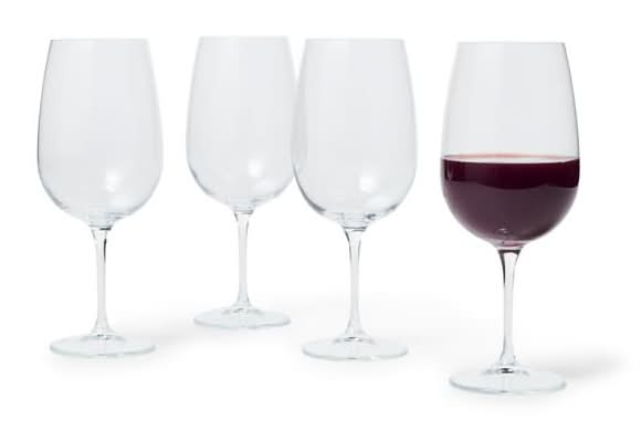Sur La Table Bistro Red Wine Glasses, Set of 4 Clear 21.539 oz