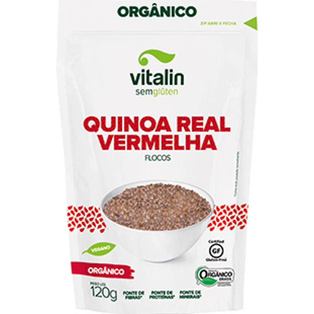 Vitalin · Quinoa real vermelha em flocos (120 g)