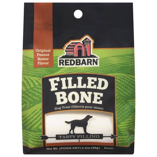 Redbarn Filled Bone Original Peanut Butter Flavor Dog Treat Small
