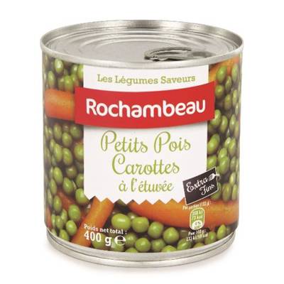 Petit pois carotte 220g