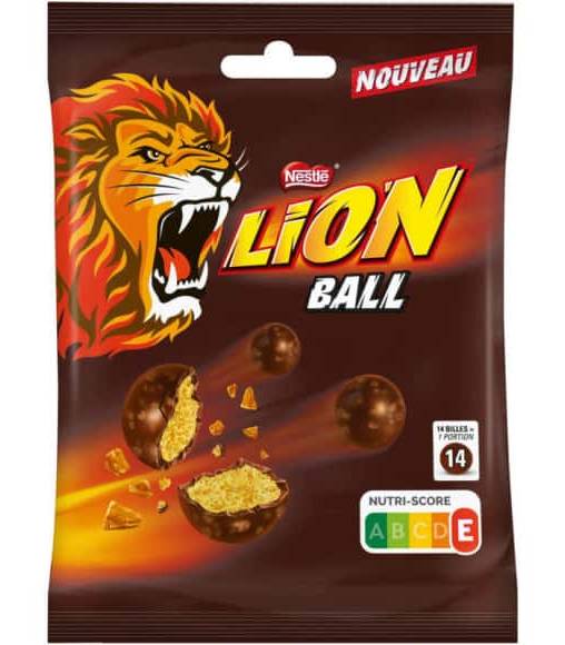 Lion - Nestle billes croustillantes enrobées de chocolat au lait (100g)