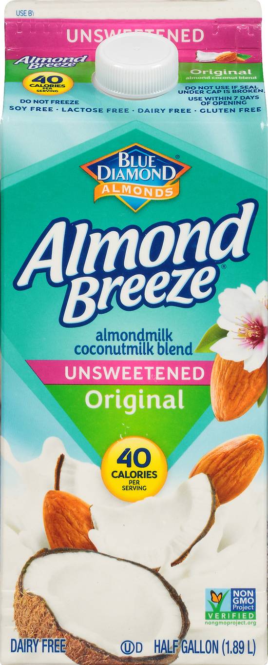 Almond Breeze Original Unsweetened Almondmilk & Coconutmilk Blend (1.89 L)