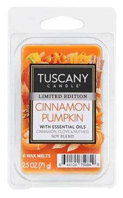 Tuscany Cinnamon Pumpkin Wax Melt - 2.5 Oz