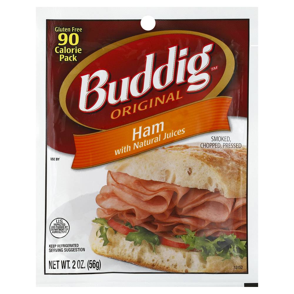 Buddig Smoked Ham With Natural Julces (2 oz)