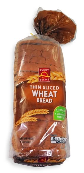 Sunny Select Thin Sliced Wheat Bread (16 oz)