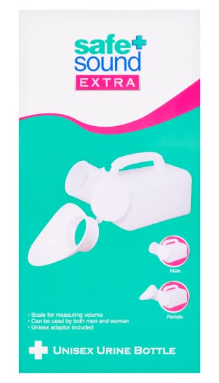 Safe + Sound Unisex, Extra Urine Bottle
