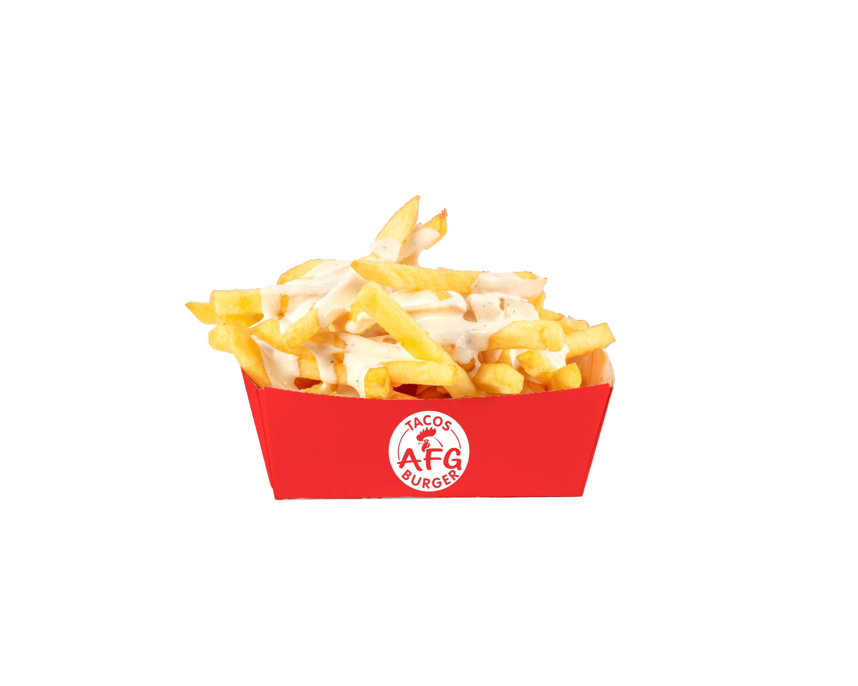 Frites sauce fromagère Maison